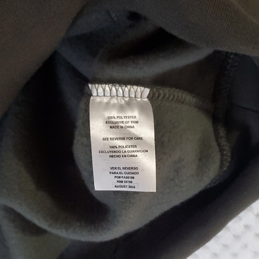 Men's Olive Colorblock Hoodie - Picture 10 of 12